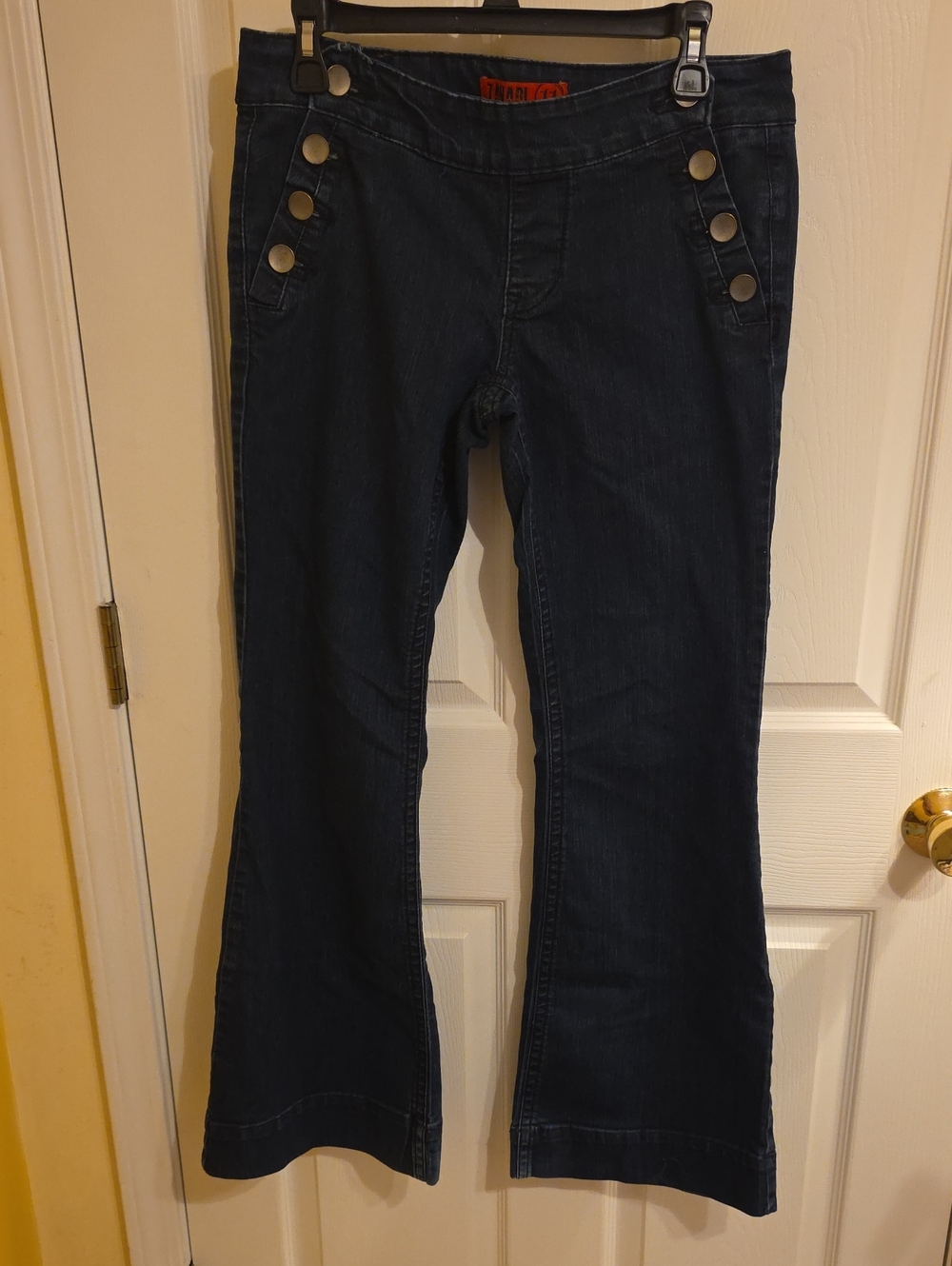 Zanadi Dark Blue Denim Jeans with Red Label